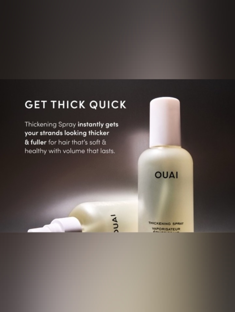 OUAI Thickening Spray NEW